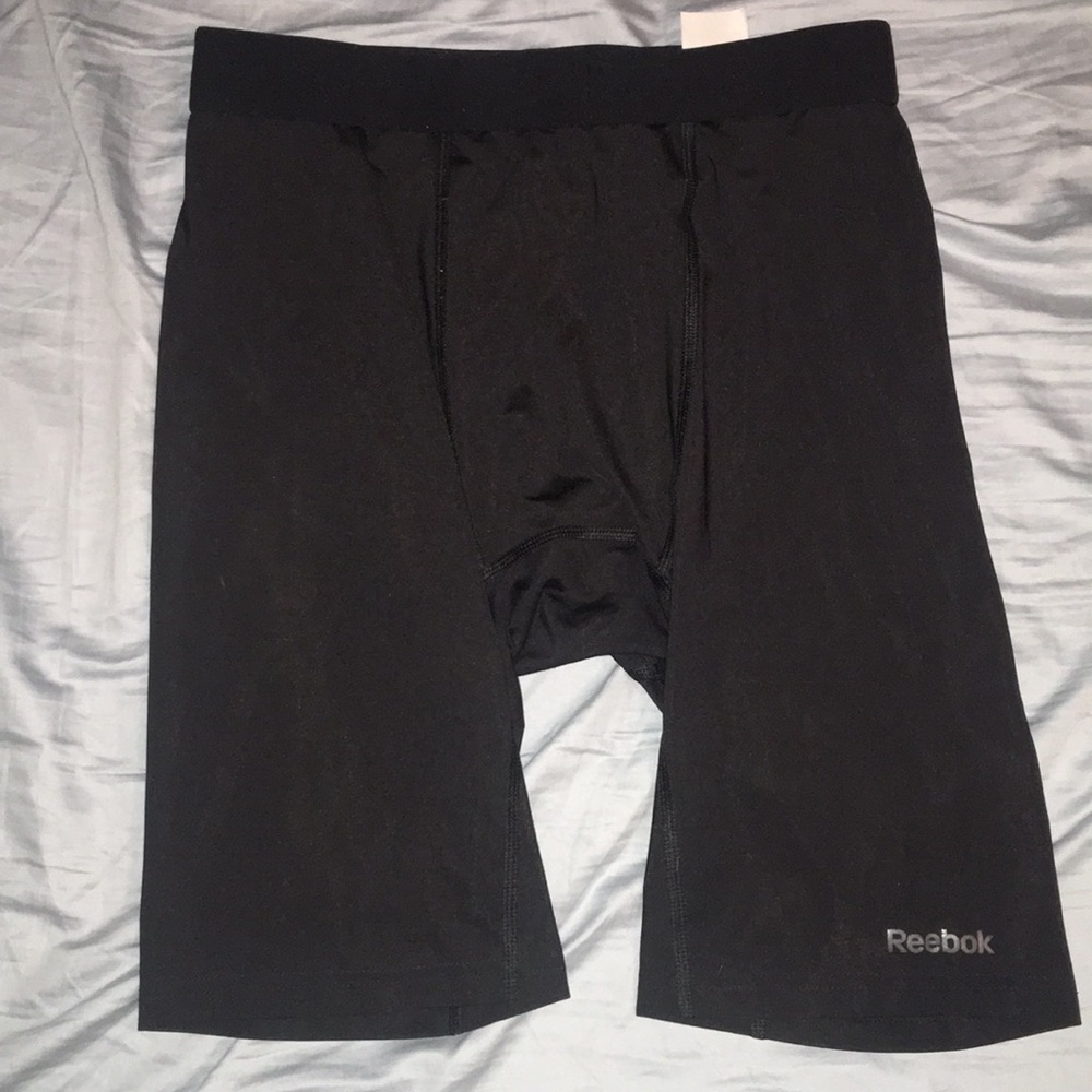 Black Reebok Compression Shorts